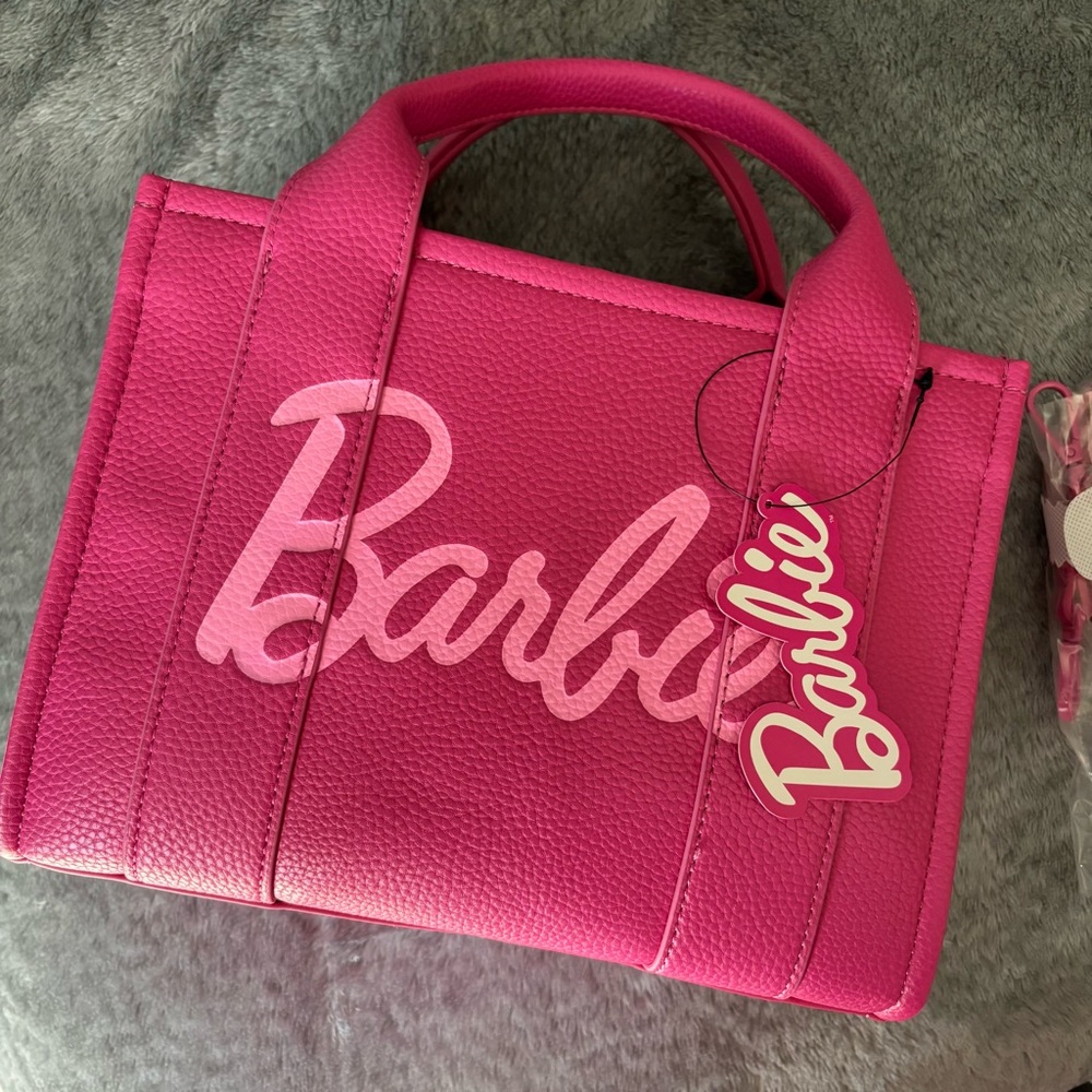 Barbie Hot Pink Logo Tote